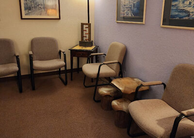 Photo of our Toluca Lake (Burbank) office waiting room.